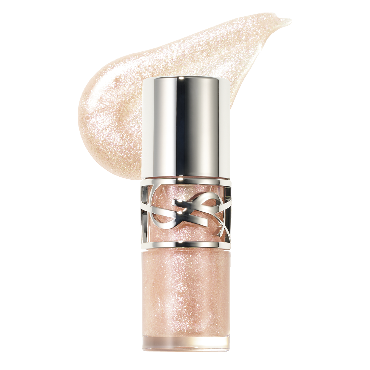 配合された大小さまざまなラメが、まるでシュガーシロップのような輝き。¥4,950（イヴ・サンローラン・ボーテ）