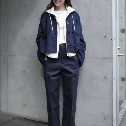 【40代スナップ】3月の難しい気候は「アウターレイヤード」でおしゃれに対応♡|田中有美さん