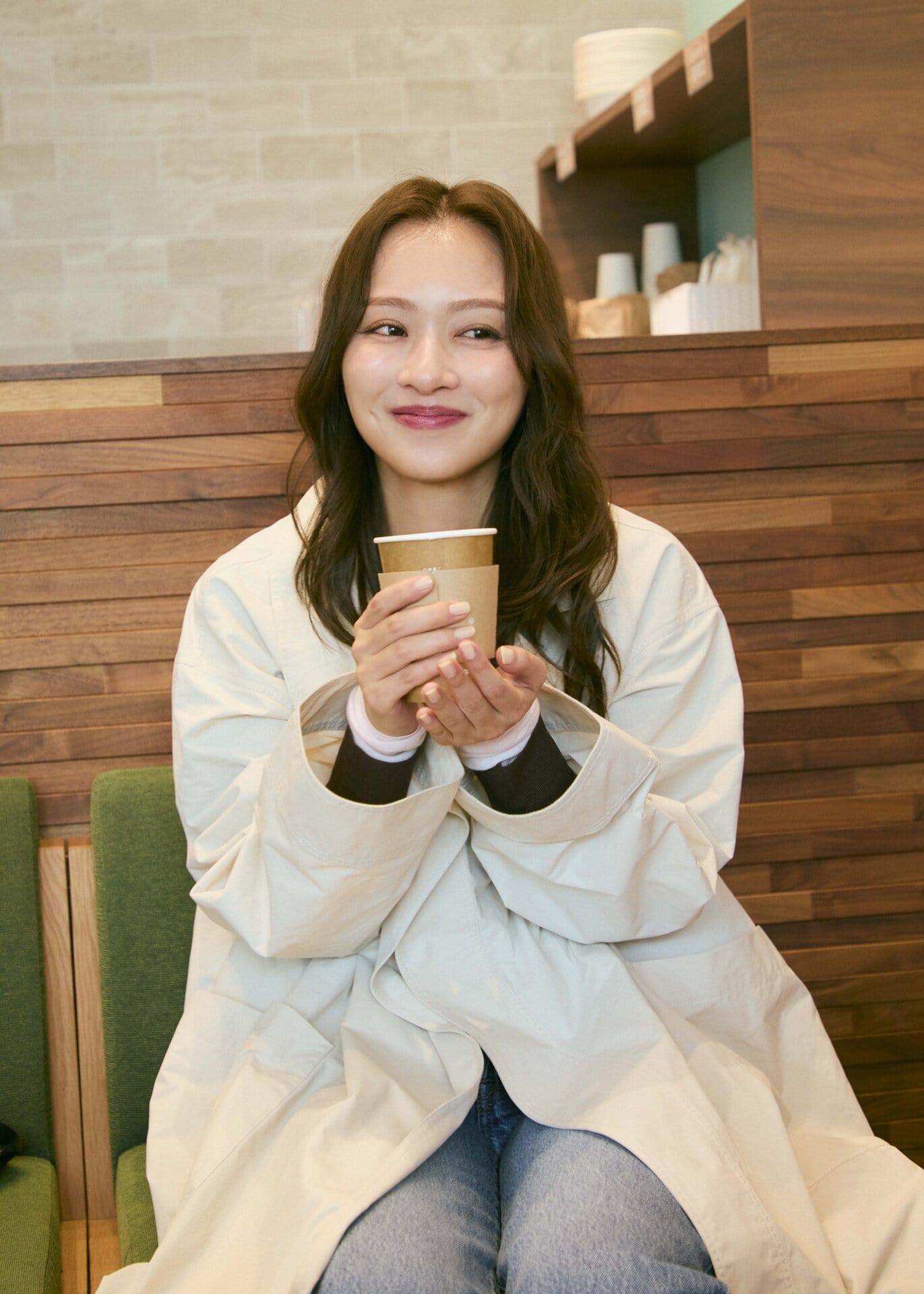 「すごくホッとする味……！ 今日少し肌寒かったんだけど、からだが温まる♡」