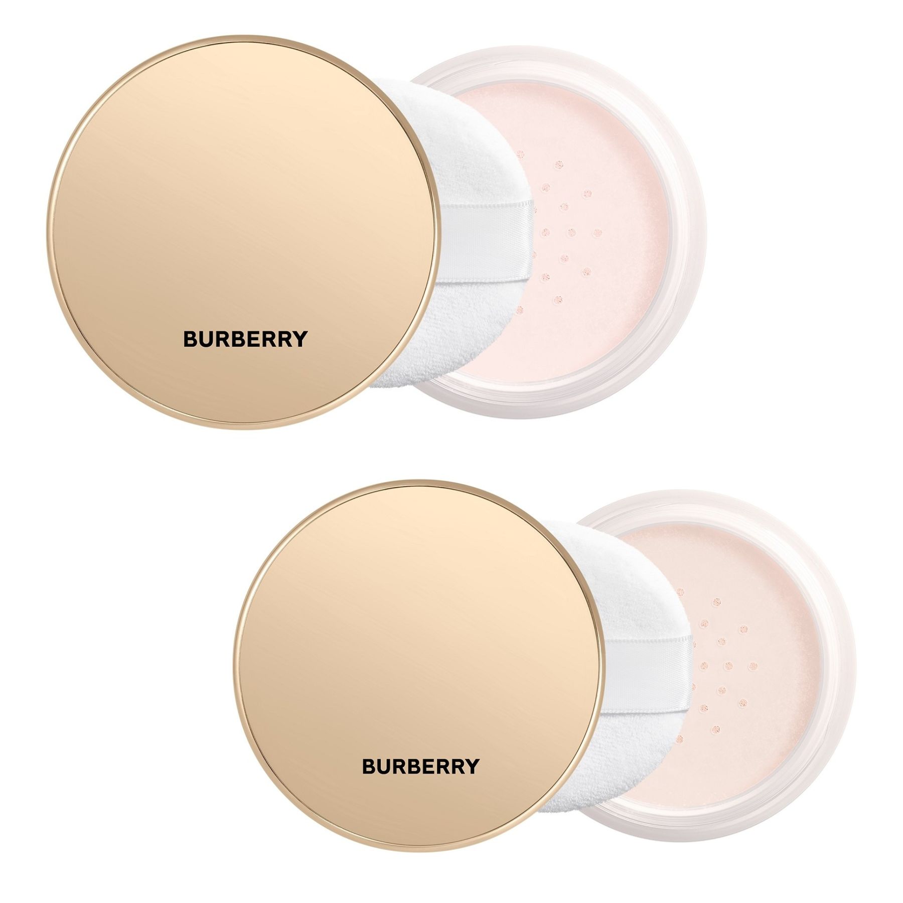 シンプルで洗練されたパッケージも美しい。バーバリー ビヨンド ウェア フィニッシング & スムージング ルース パウダー 18ｇ 全2色 各￥7,920（バーバリー ビューティ／コティジャパン）