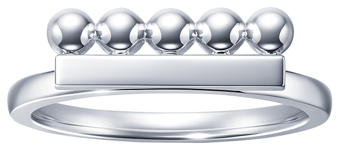 リング〈バランス シェイプ シグネチャー〉［K18ホワイトゴールド］¥280,500（タサキ）