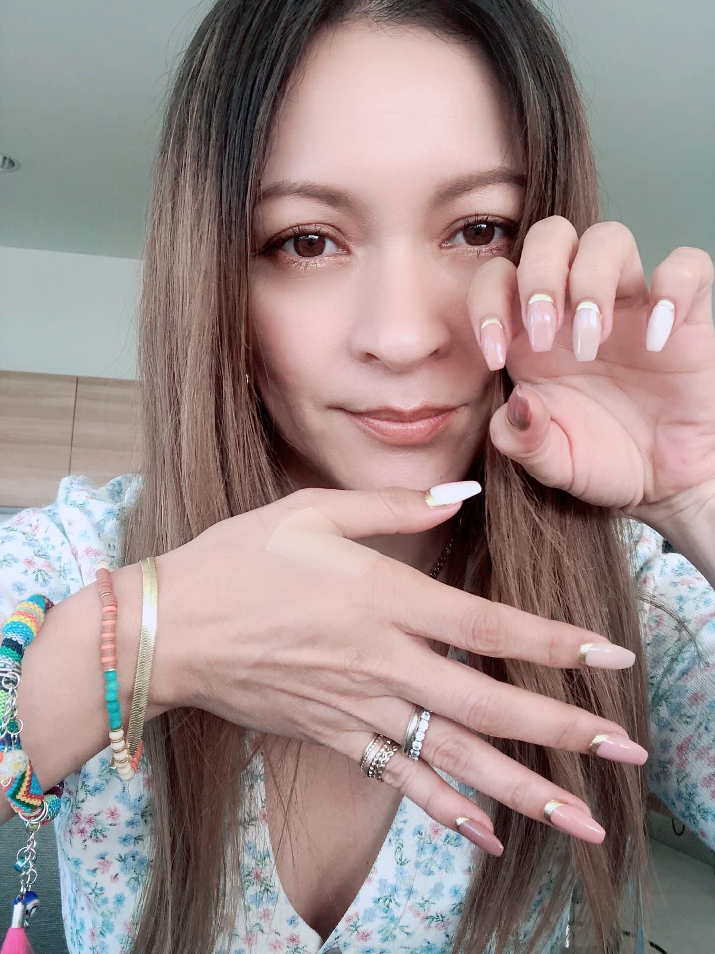 フレンチネイルも大好きです♥