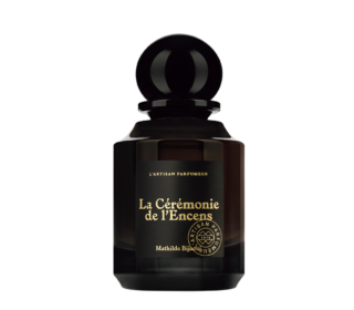 シダーウッド&ペッパーでインセンスを再現。ラ セレモニー ドゥ ロンソン オードパルファム 75mL ¥40,480（ラルチザン パフューマー）