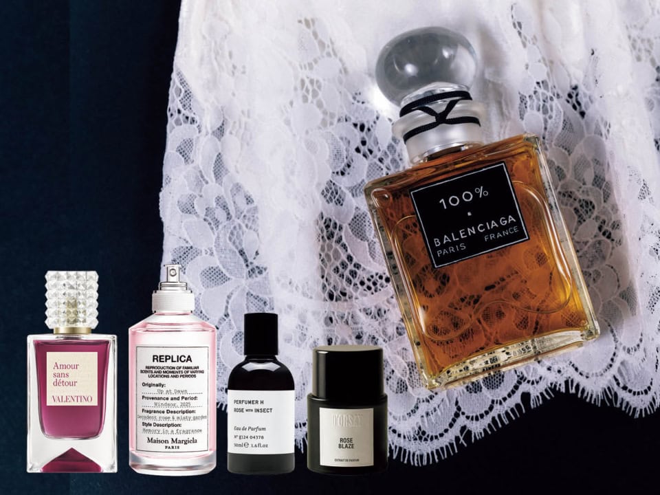 スリップドレスを辛口で着たい日には【フローラル系】の香りを。なりたい女性像で選ぶ香水5選