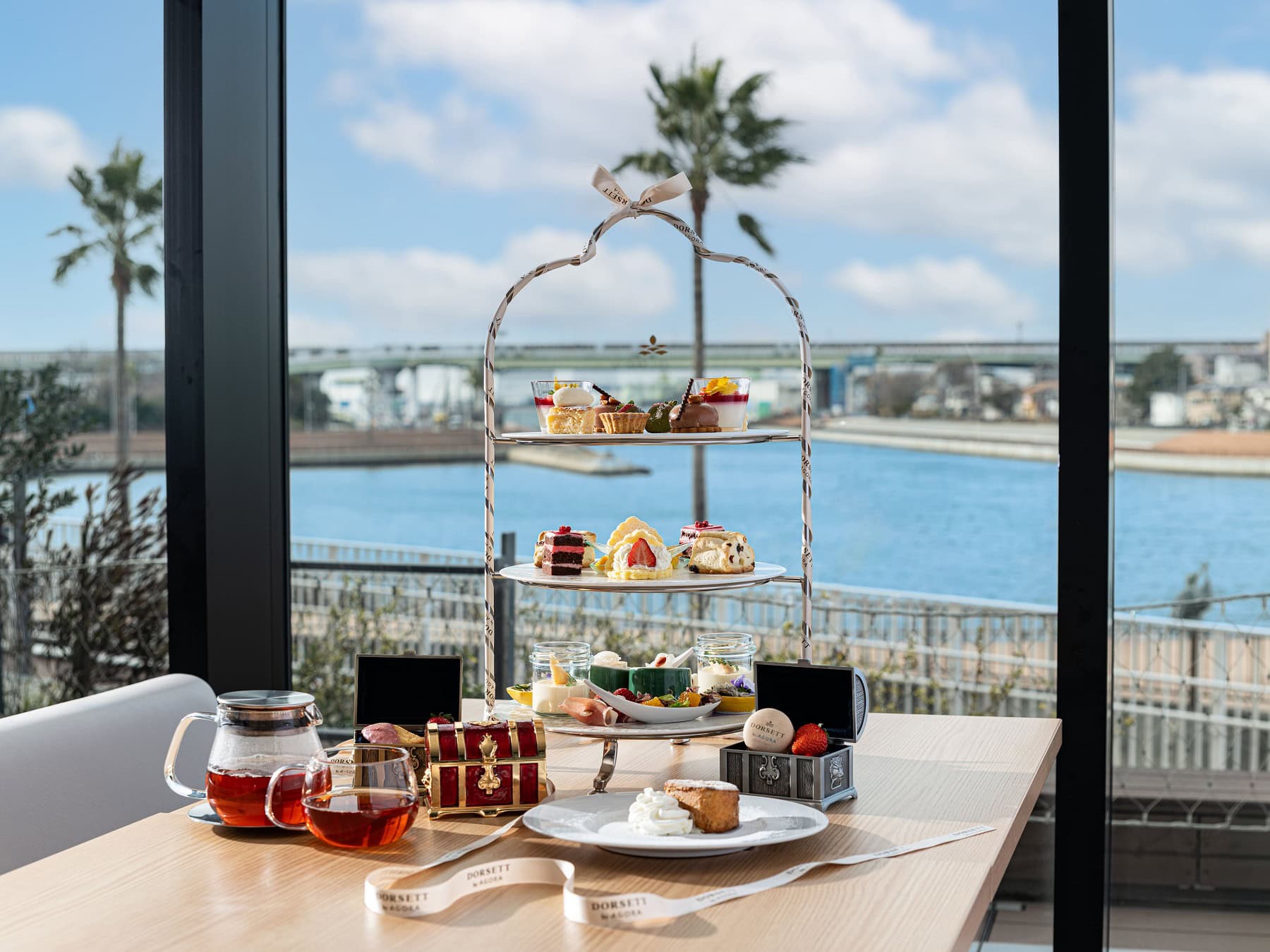 【ドーセット バイ アゴーラ 大阪堺】1日限定30食！ベイサイドで楽しむアフタヌーンティー