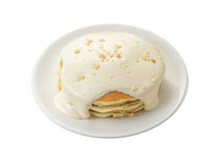 言わずと知れた、不動の人気No.1。見た目に反して甘過ぎず驚くほど軽い。Macadamia Nut Sauce Pancakes $18.99　