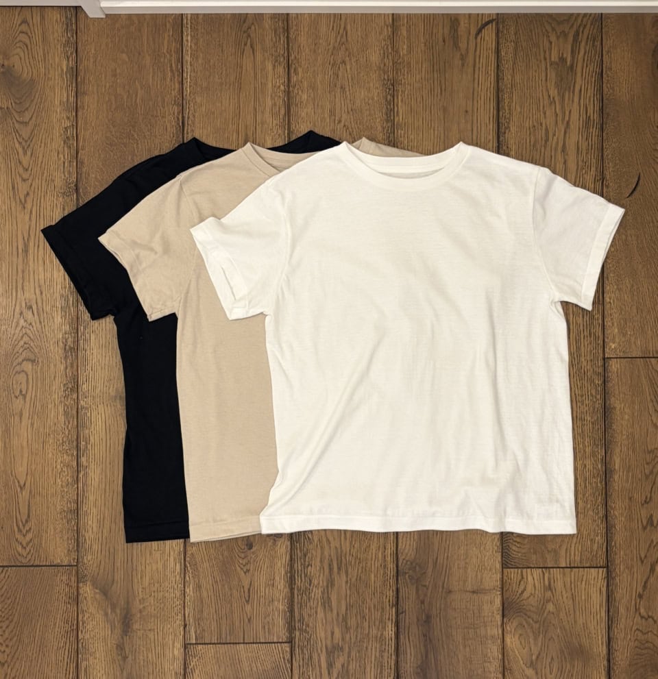 3PクルーネックTシャツ by THE DODO JEAN￥5,500（ヘインズ）