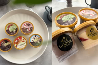コンビニやスーパーで展開されているのは、10種類。「ダブルベリー チーズケーキ」や「ミルクチョコレート」など、どれを選んでも裏切らないクオリティの高さは、さすがゴディバ