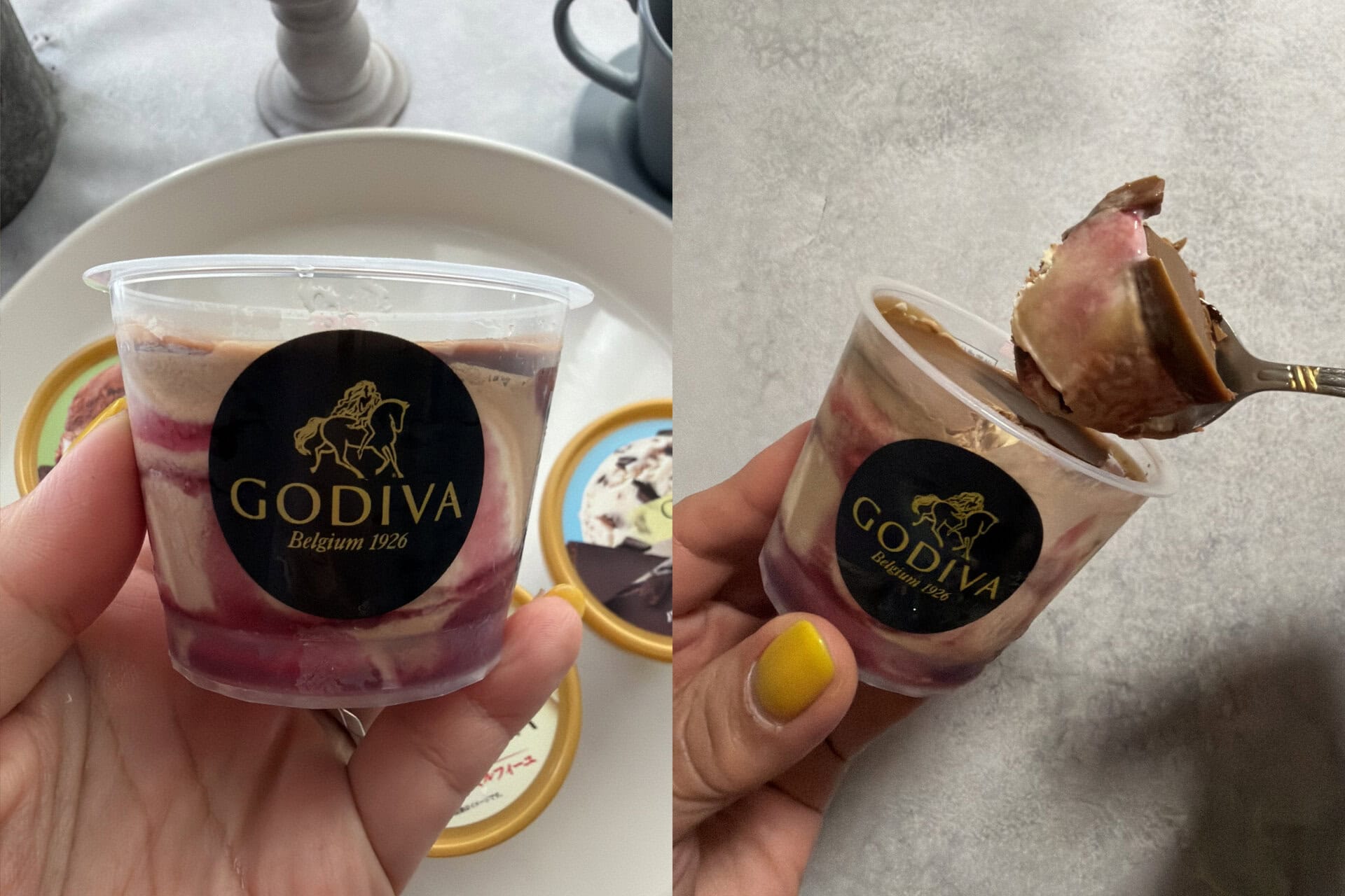 華やかな余韻「ダブルベリー チーズケーキ」チーズケーキのコクと2種のベリーの酸味のハーモニー。ドラマチックな味わいです。