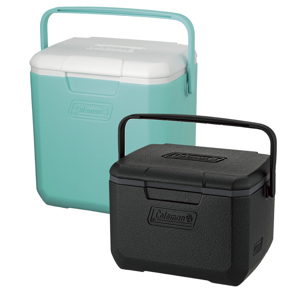 クーラーボックス［大］〈テイク9〉¥3,300、［小］〈テイク6〉¥2,420（共にコールマン／コールマン カスタマーサービス）