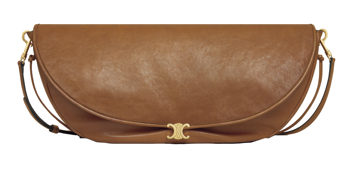 バッグ〈ハーフムーン ソフト トリオンフ〉［H19×W46×D10㎝］¥495,000※予定価格（セリーヌ／セリーヌ ジャパン）