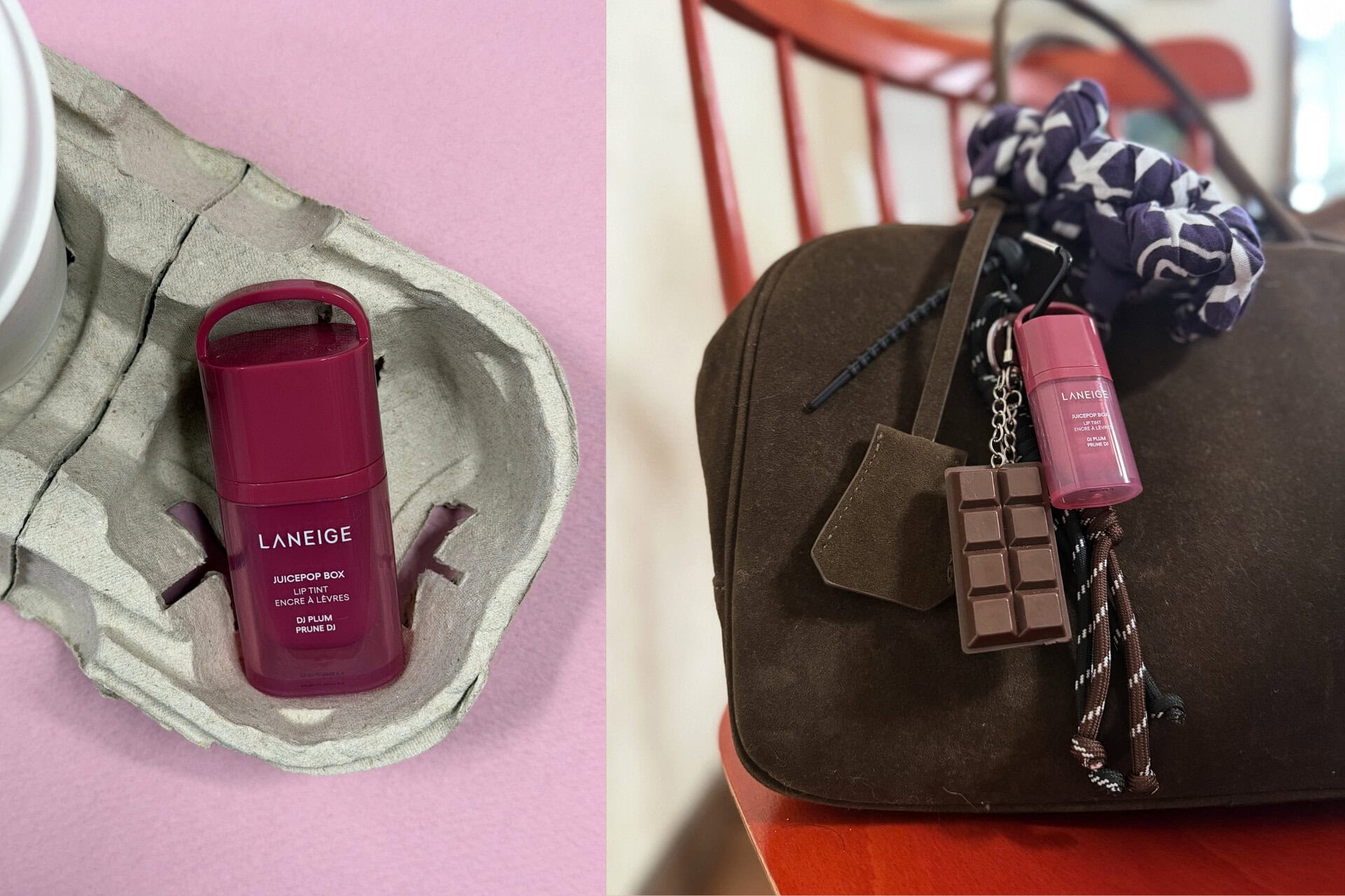 実力派のリップでありながら、バッグを彩る愛らしいパートナー