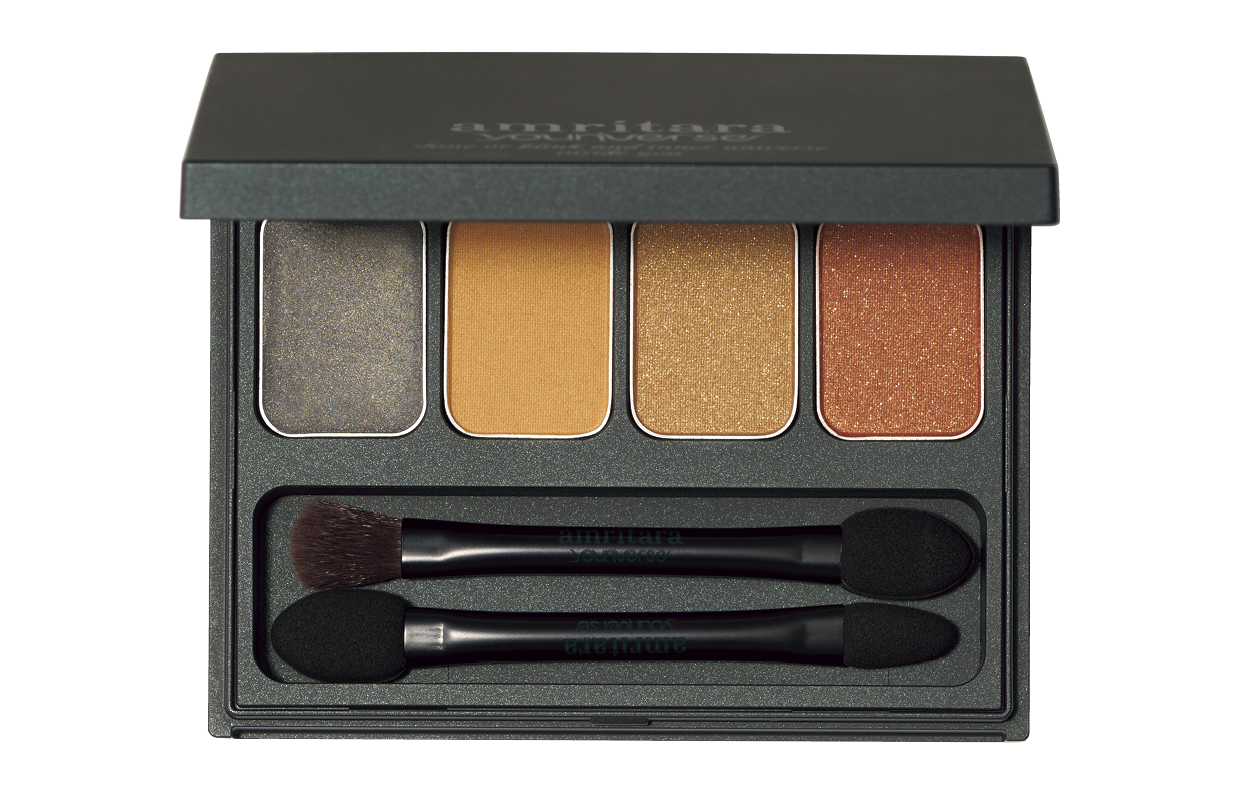 使う人が持つエナジーで色づきが変わるそう！ マンダラアイパレット イエロースワール ¥5,500（アムリターラ・3月3日発売）