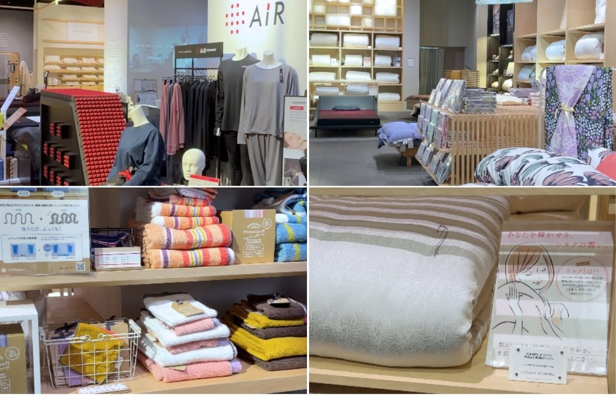 理想の枕やマットレス、高級掛け布団からタオルまで、眠りの質を高める寝具が全て揃います。専門スタッフと相談しながら、至高の睡眠環境をトータルで整えられます。