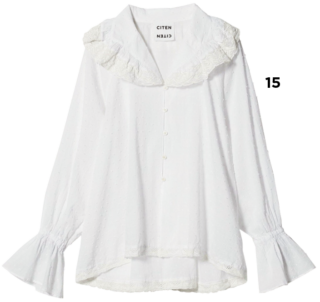 ブラウス￥6,930（シテン／ユナイテッドアローズ カスタマーサービスデスク）