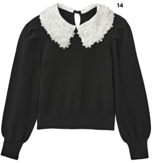 ニット￥39,600（ルル・ウィルビー／アルアバイル）