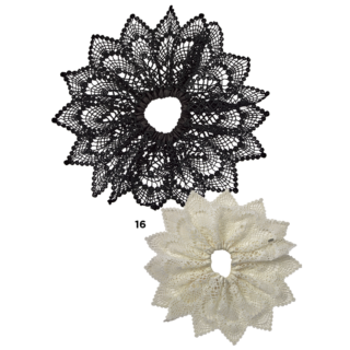 シュシュ各￥6,600（共にミースロエ／MIESROHE ルミネ新宿1店）