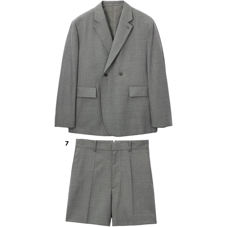 ジャケット￥71,500、パンツ￥27,500（共にロエフ／エイチ ビューティー&ユース）