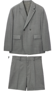 ジャケット￥71,500、パンツ￥27,500（共にロエフ／エイチ ビューティー&ユース）