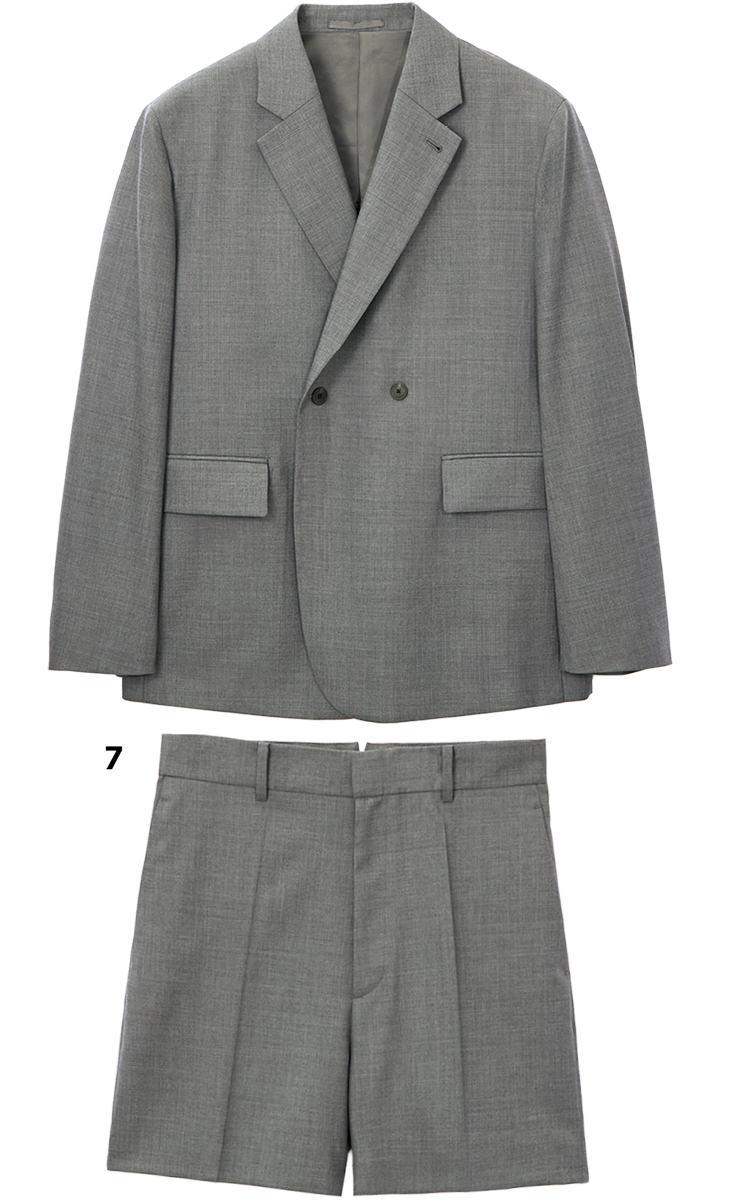 ジャケット￥71,500、パンツ￥27,500（共にロエフ／エイチ ビューティー&ユース）