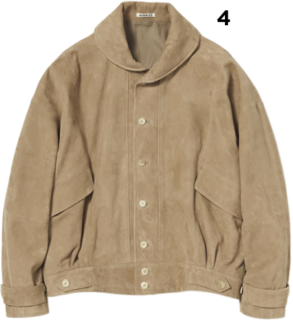 スエードブルゾン¥275,000(オーラリー)