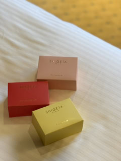 上から リラックス ハーブティー 1.6g×10 包 ¥2,700 サーキュレーション ハーブティー 2.2g×10 包 ¥2,700 ピュア ハーブティー 2.2g×10 包 ¥2,700 全て(SHIGETA PARIS)※3月5日限定発売