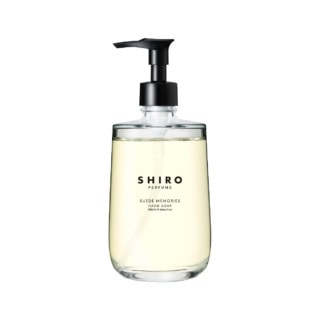 新しい場所で始まる生活にギフトにも自分にもいいかも。SUEDE MEMORIES ハンドソープ280mL¥ 4,950(SHIRO )