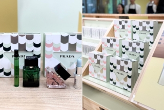 フレグランスやメイクアップの限定セットは2014年コレクションの『スキャロップ』柄のボックスに入って登場。フレグランスの「プラダ パラドックス」や人気の「プラダ バーム」などのセット。ちなみにこのプリント、プラダ ビューティ トウキョウのプラダ プリント ファクトリーでも期間限定で登場するそうです!