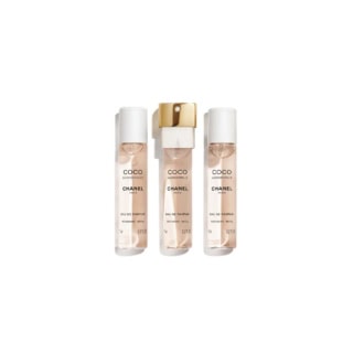 リフィルは継続販売です。ココ マドモアゼル オードゥ パルファム パース スプレイ リフィル 3×7mL¥13,310(シャネル)※4月3日発売©CHANEL