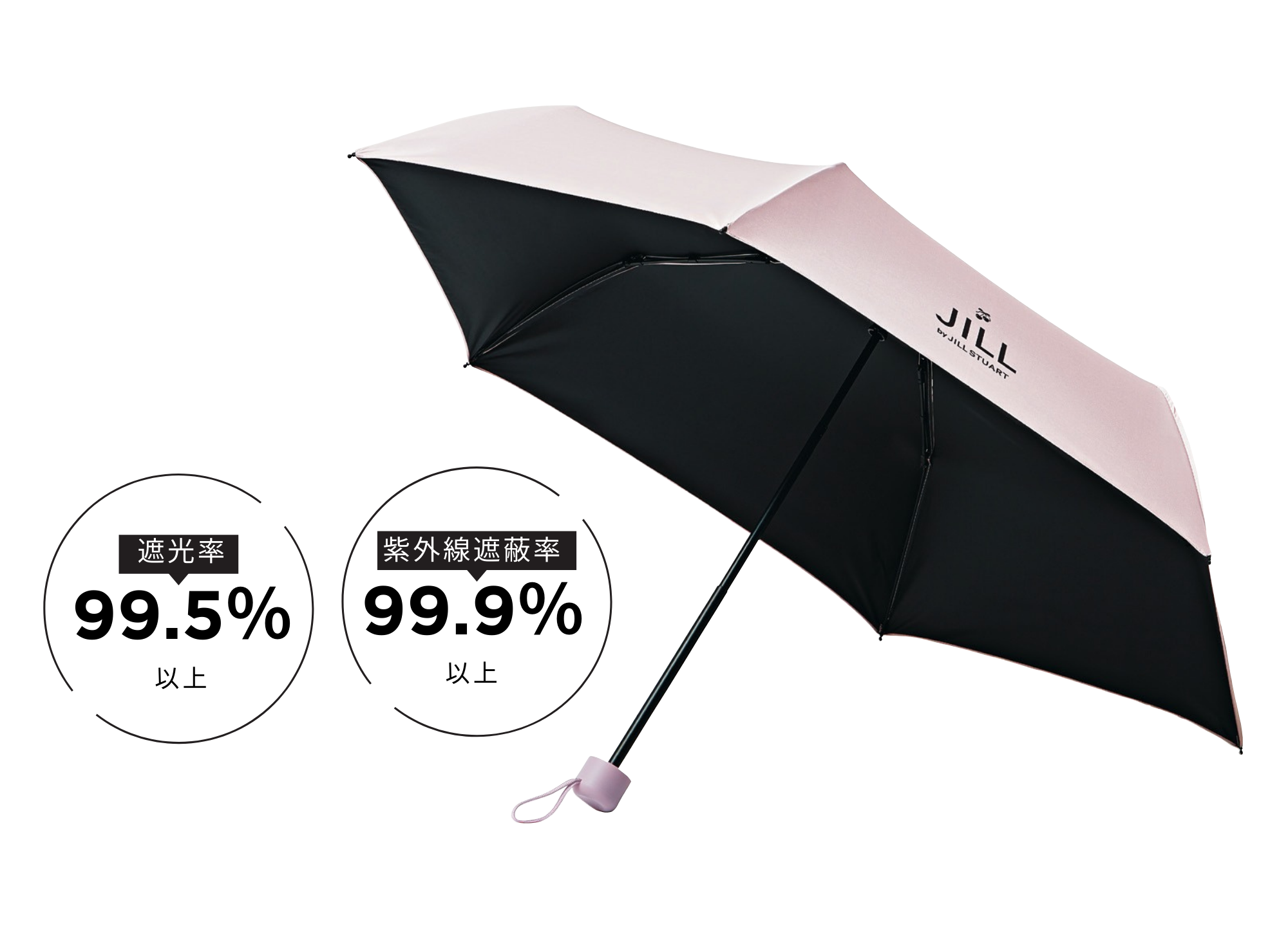 遮光率＆紫外線遮蔽率にもこだわった仕様で、これからの季節のUV対策に欠かせない1本！