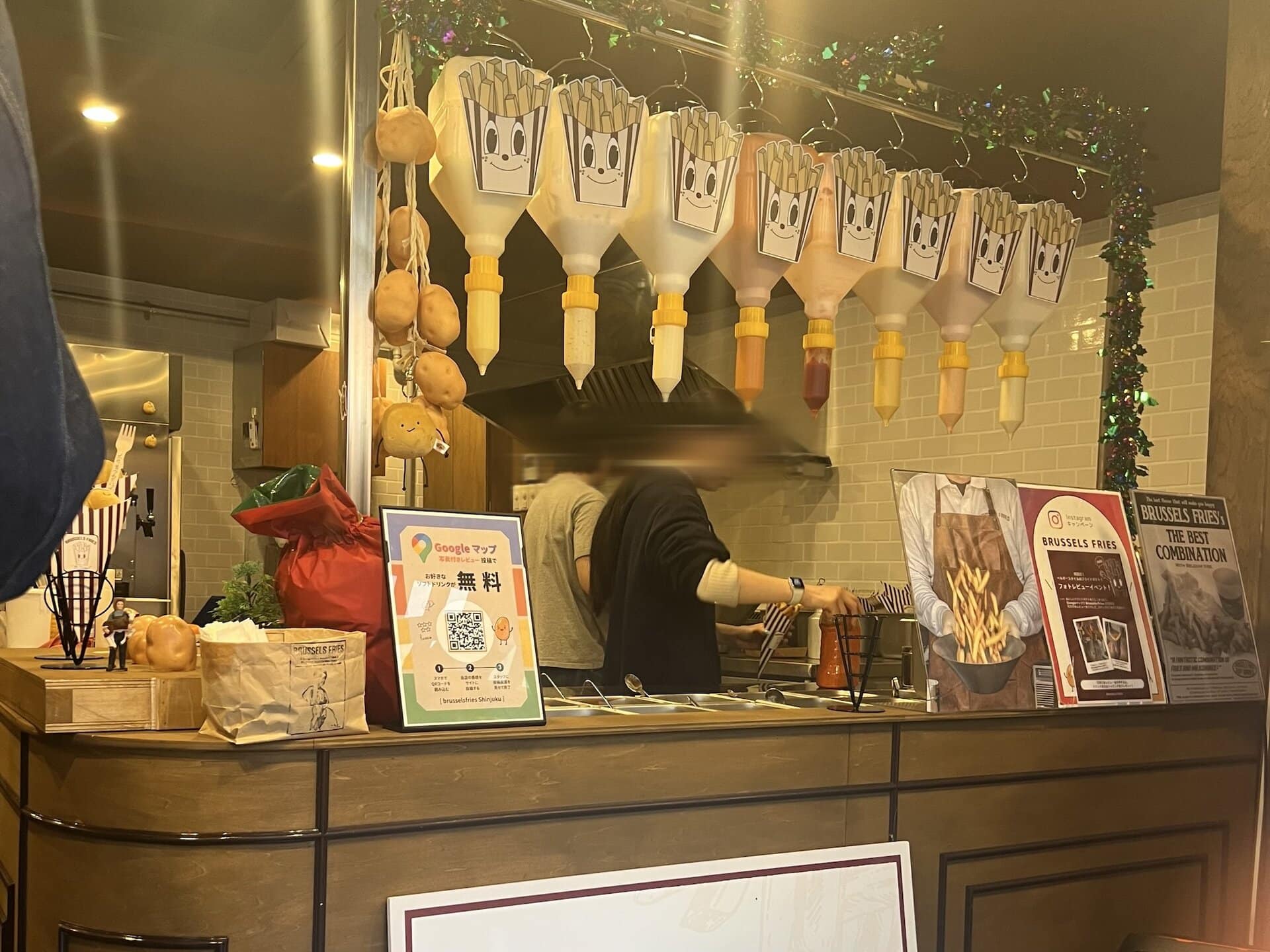 豊富な種類のソースたち