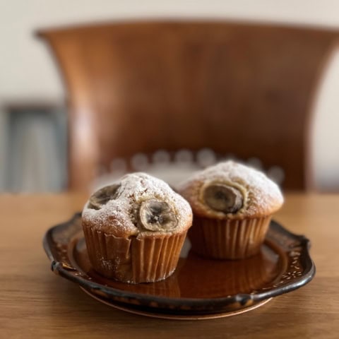 ボウル1個でできる【ベリーバナナマフィン】簡単レシピ