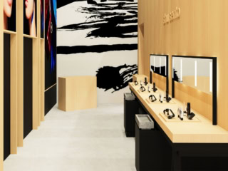 パウダールームで、メイクアップアーティストによるアドバイスを受ければ完璧なメイクの完成!新プライマーオイルリップ「キヌケアCCオイル」も試せる。