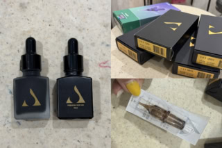 厳選された安全な色素と、数種類のニードルを駆使。