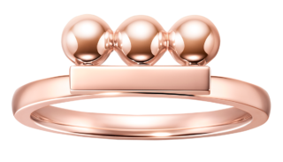 リング〈バランス シェイプ ネオ〉［18KSAKURA ゴールド］¥280,500（タサキ）