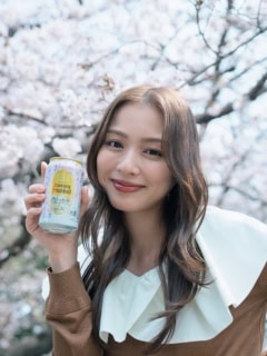「美味しいって幸せ♡」内田理央の週末、桜と角ハでご褒美旅 in 福岡