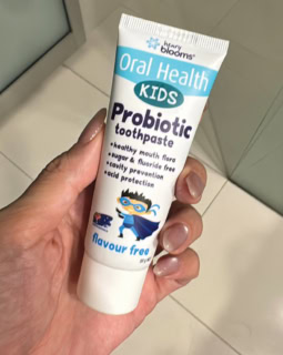 ウェルカムセットに入ってた子ども用のオーガニック歯磨き粉