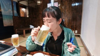 はあ、オリオンビールが沁みます。沖縄に来たら、やっぱりこれ。さっぱりしていて、するすると喉を通っていくオリオンビール！