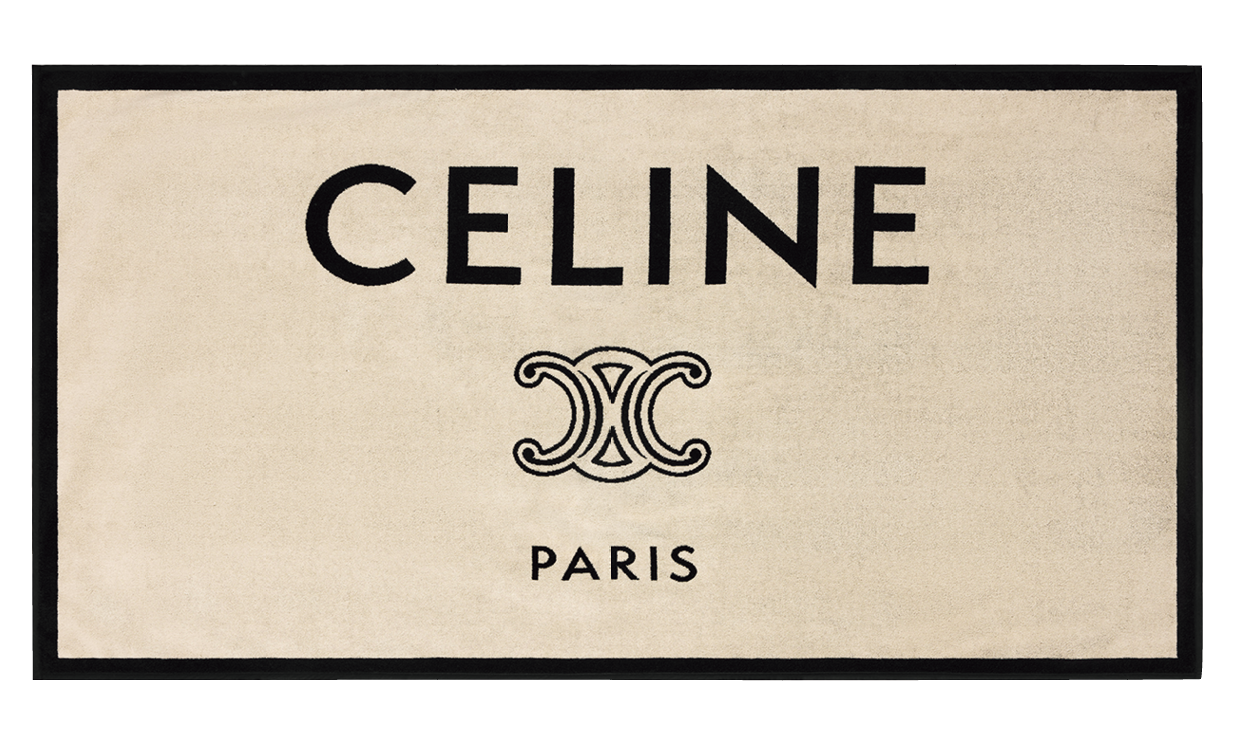 ビーチタオル¥81,400※予定価格（セリーヌ／セリーヌ ジャパン）