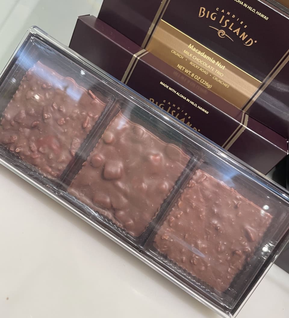 ミルクチョコレートトリオ22ドル（日本円で約3,520円）