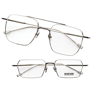 上：アイウェア¥58,300、下：アイウェア¥53,900（共にネイティブ サンズ／プライベート アイズ アンド トラッカーズ）