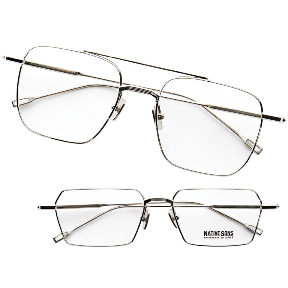 上：アイウェア¥58,300、下：アイウェア¥53,900（共にネイティブ サンズ／プライベート アイズ アンド トラッカーズ）