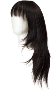 「y2kハッシュカットロング」ブラックグレージュ¥5,280（AQUADOLL）