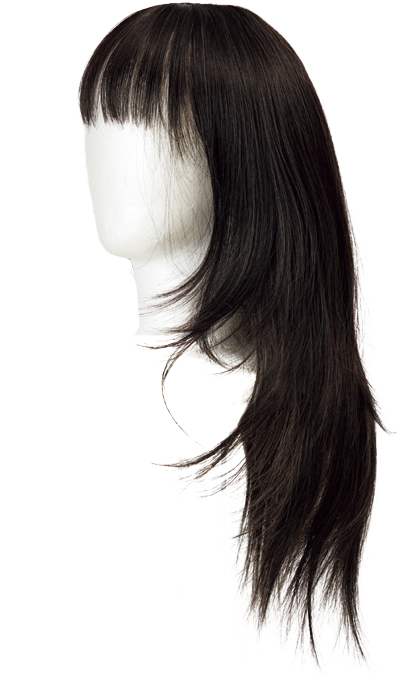 「y2kハッシュカットロング」ブラックグレージュ¥5,280（AQUADOLL）