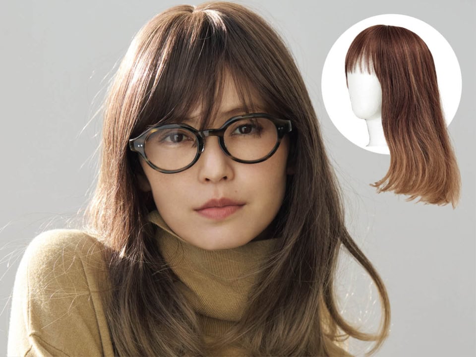 ふんわり、髪質問わず。40代に似合う【やわらかニュアンスヘア】は「ウィッグ」で即決まります!