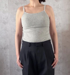 婦人 なめらかパイルブラキャミソー￥1,990（無印良品）