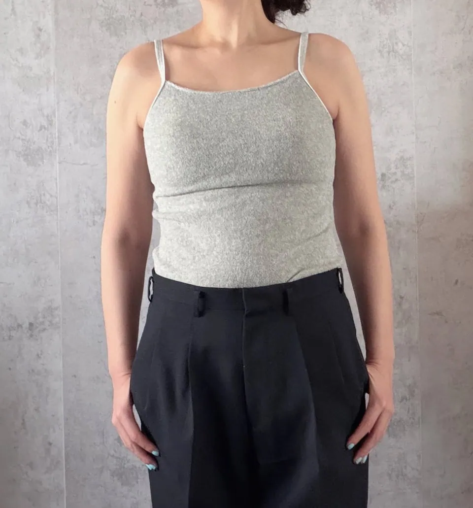 婦人 なめらかパイルブラキャミソー￥1,990（無印良品）