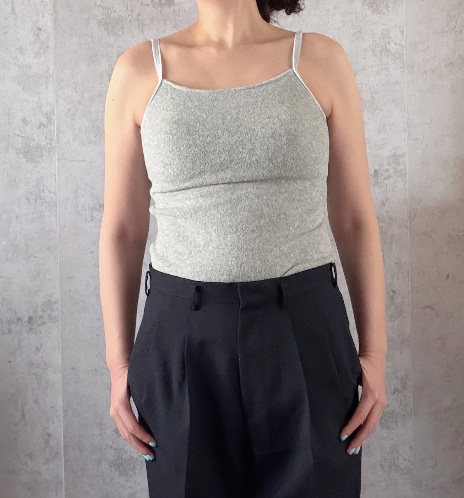 婦人 なめらかパイルブラキャミソー￥1,990（無印良品）