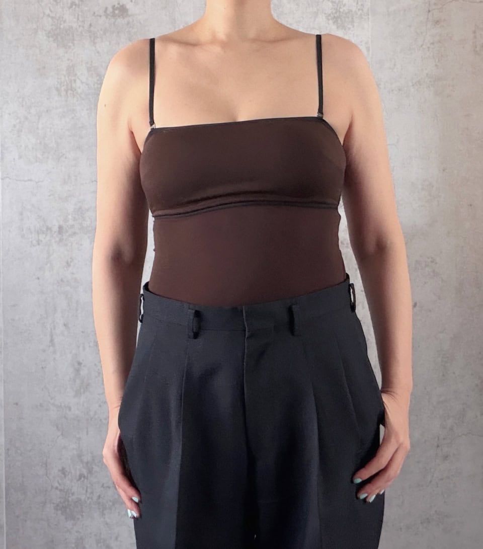 Meltyベアトップキャミ（カップ付き）￥7,920（アンダーソンアンダーソン）