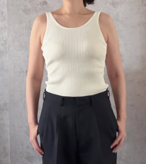 TANK TOP SHELL￥19,800（ナイスナイスモーメント）